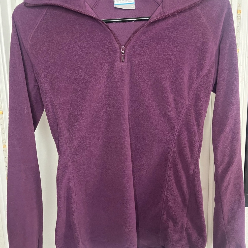 Colombia Purple Quarter-Zip Top